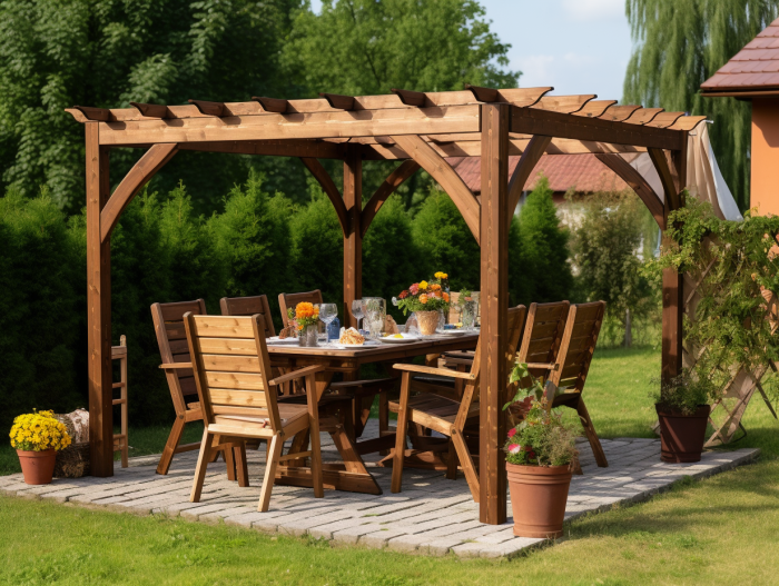 LSH Midnight kiülő/pergola