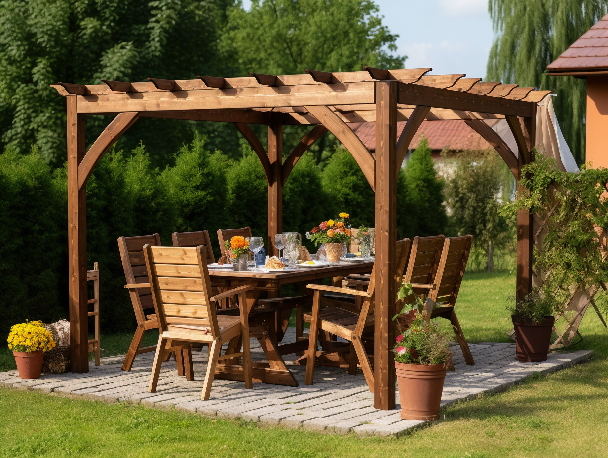 LSH Midnight kiülő/pergola